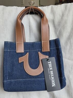 True Religion Mini Denim Bag